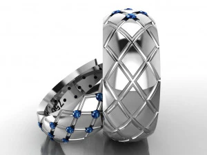 ring set 10 3D Model