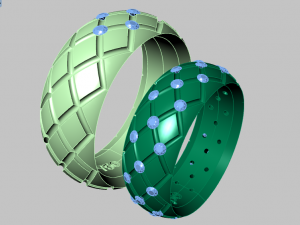 ring set 10 3D Model