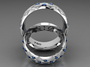 ring set 10 3D Model