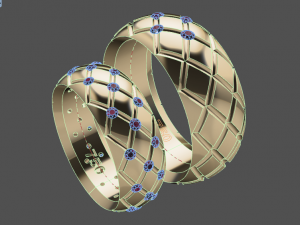 ring set 10 3D Model