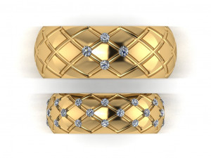 ring set 10 3D Model