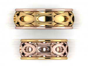 ring set 11 Modelo 3D