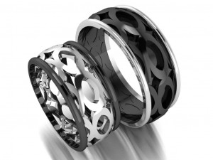 ring set 11 Modelo 3D