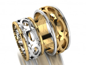 ring set 11 Modelo 3D