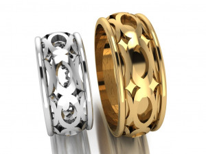 ring set 11 Modelo 3D