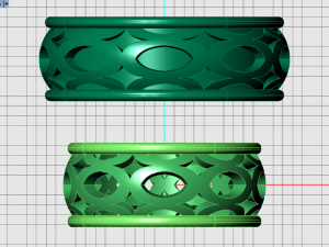 ring set 11 Modelo 3D