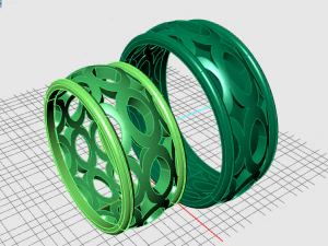 ring set 11 3D Model