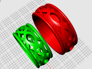 ring set 11 Modelo 3D