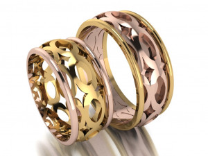 ring set 11 Modelo 3D
