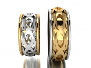 ring set 11 Modelo 3D