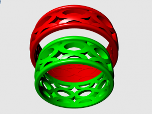 ring set 11 Modelo 3D