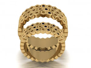 ring set 12 3D Model