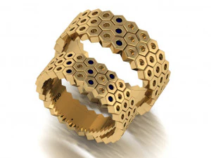 ring set 12 3D Model