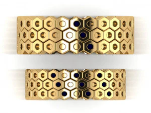ring set 12 3D Model