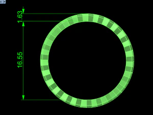 ring set 12 3D Model