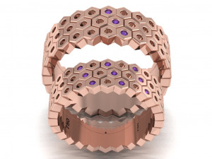 ring set 12 3D 模型