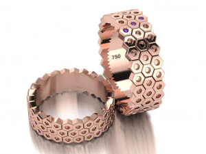 ring set 12 3D Model
