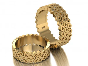 ring set 12 3D Model
