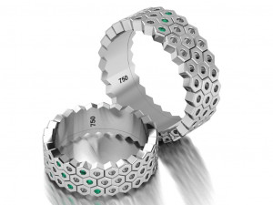 ring set 12 3D 模型