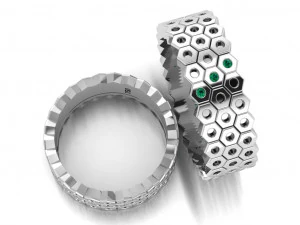 ring set 12 3D Model