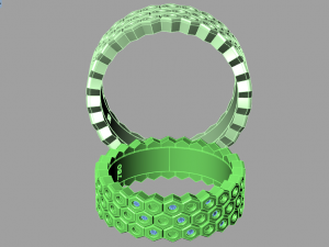 ring set 12 3D 模型