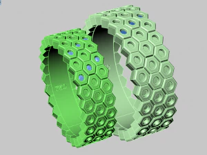 ring set 12 3D Model