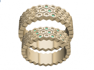 ring set 12 3D 模型