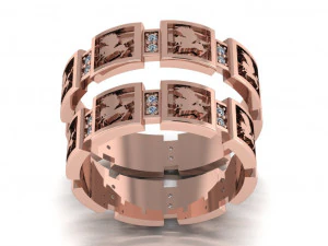 रिंग सेट 14 3D मॉडल