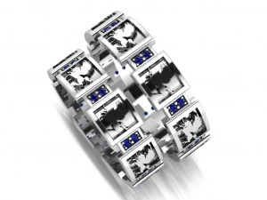 रिंग सेट 14 3D मॉडल