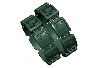 ring set 14 Modelo 3D