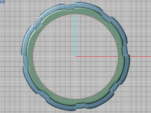 ring set 14 Modelo 3D