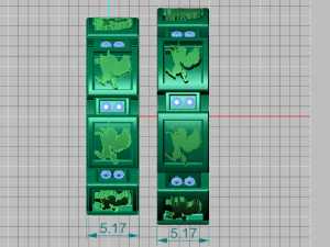 रिंग सेट 14 3D मॉडल