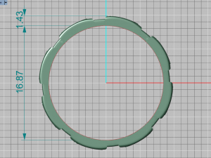 ring set 14 Modelo 3D