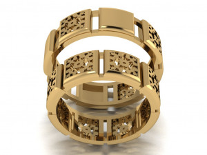 ring set 13 3D Model