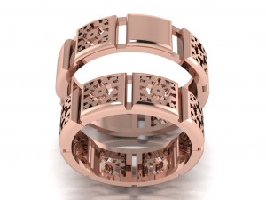 ring set 13 3D Model