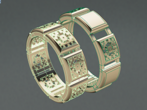 ring set 13 3D Model