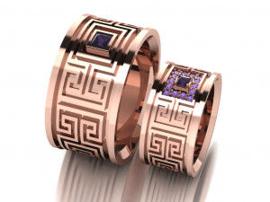 ring set 15 3D Model
