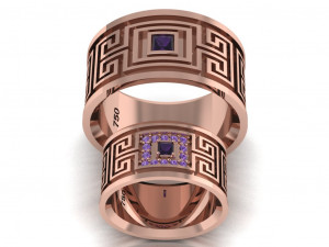 ring set 15 3D Model