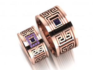 ring set 15 3D Model