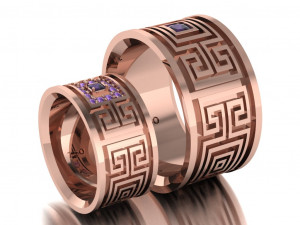 ring set 15 3D Model