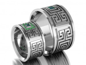 ring set 15 3D Model