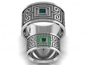 ring set 15 3D Model