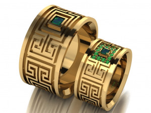 ring set 15 3D Model