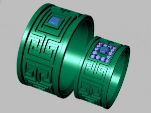 ring set 15 3D Model