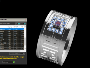 ring set 15 3D Model
