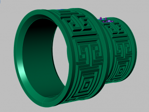 ring set 15 3D Model