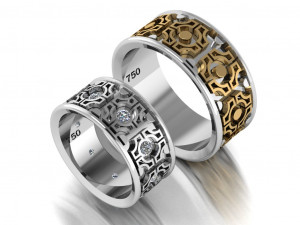 ring set 16 3D Model