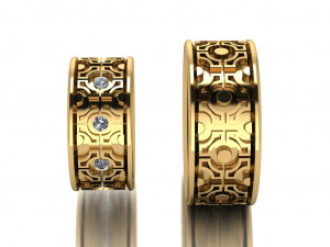 ring set 16 3D Model