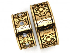 ring set 16 3D Model