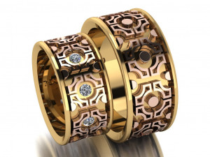 ring set 16 3D Model